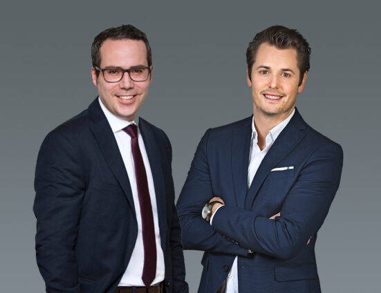 Verwaltungsrat der CONTINUUM AG mit Yannick Brunner (rechts) und Dr. Stefan Schneider (links)